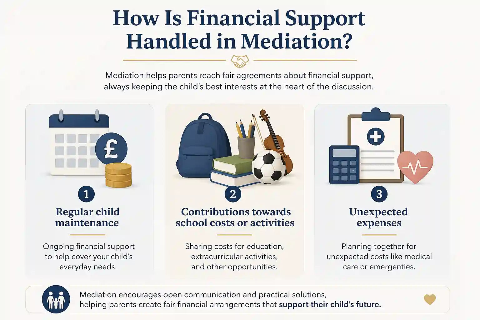 How Is Financial Support Handled in Mediation Stafford